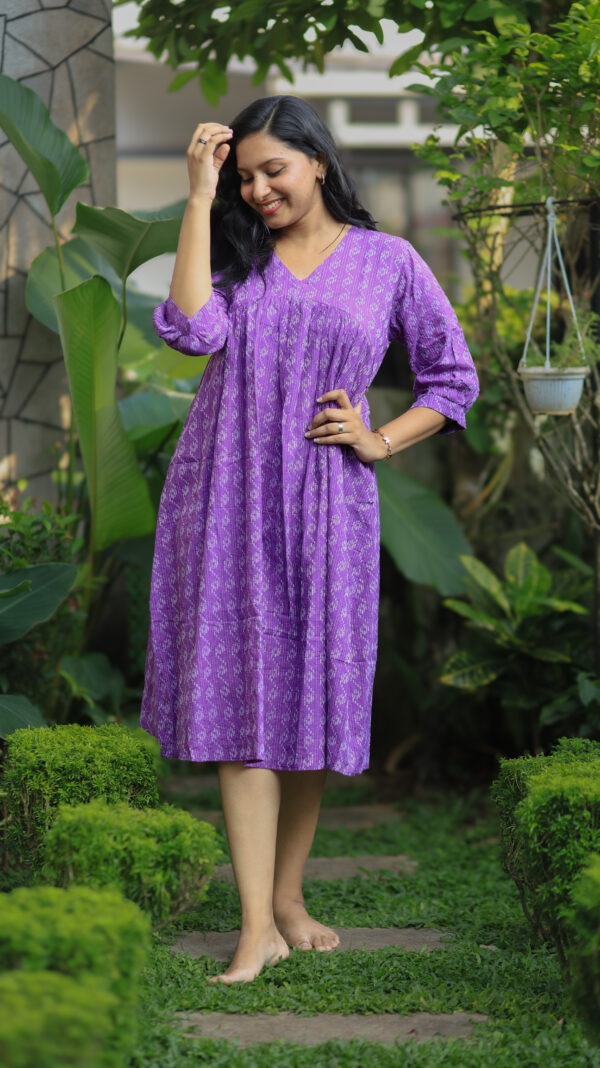 Purple Love | Feeding Kurti | Kurti - Image 4