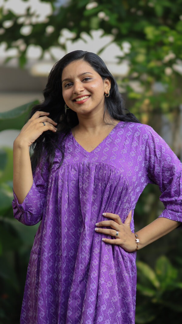 Purple Love | Feeding Kurti | Kurti - Image 8